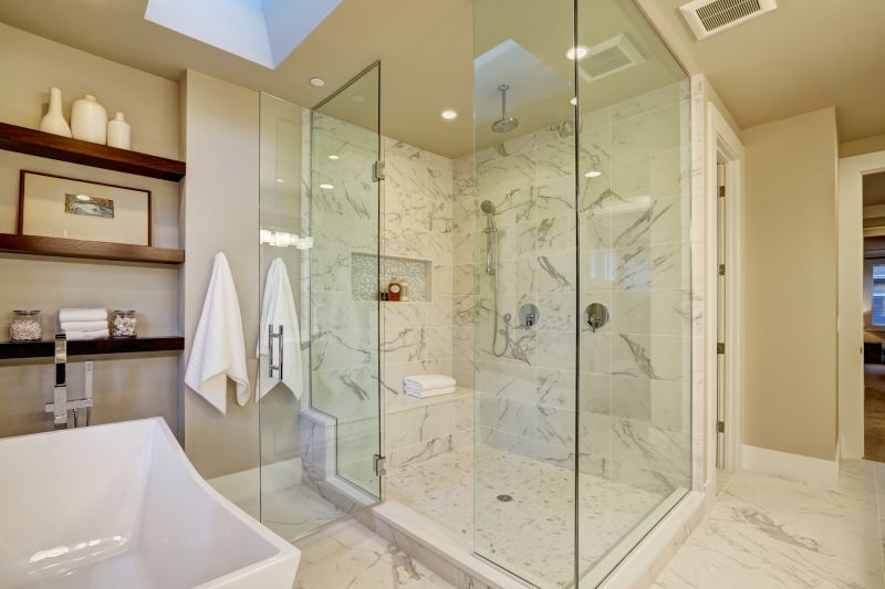 Luxury Shower with Multiple Fixtures